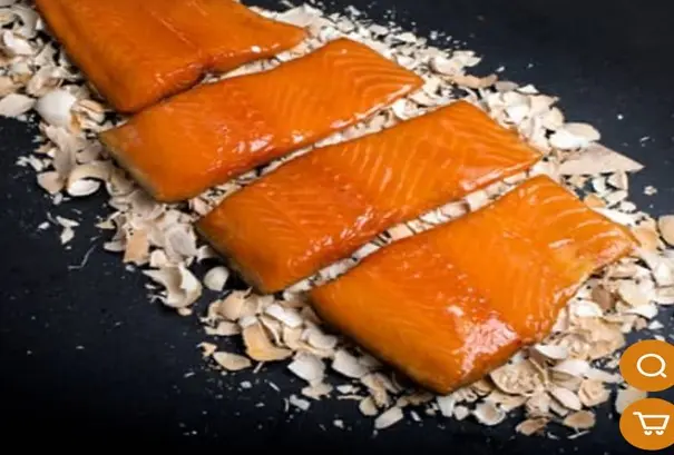 Warm gerookte zalm