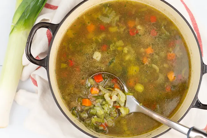 Overheerlijke groentesoep 