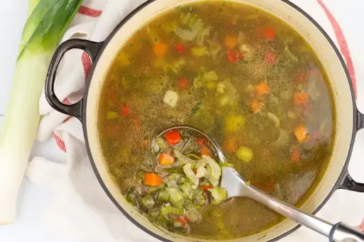 Overheerlijke groentesoep 